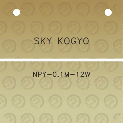 sky-kogyo-npy-01m-12w