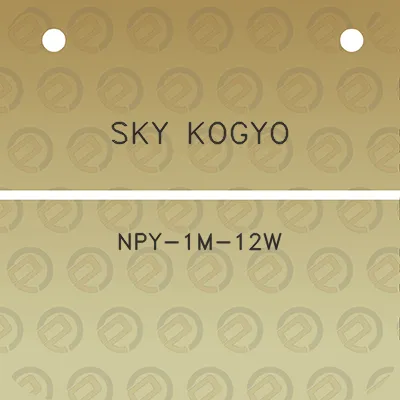 sky-kogyo-npy-1m-12w