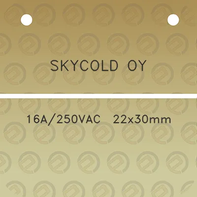 skycold-oy-16a250vac-22x30mm