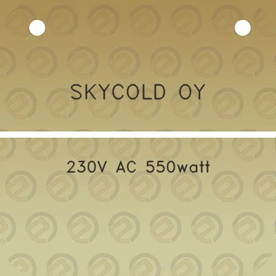 skycold-oy-230v-ac-550watt