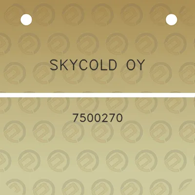 skycold-oy-7500270