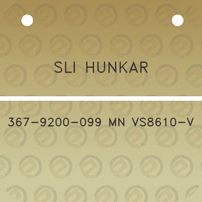 sli-hunkar-367-9200-099-mn-vs8610-v