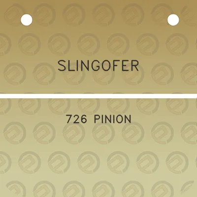 slingofer-726-pinion