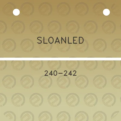 sloanled-240-242