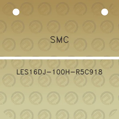 smc-les16dj-100h-r5c918