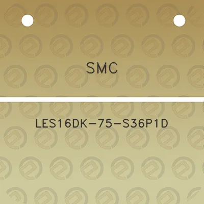 smc-les16dk-75-s36p1d