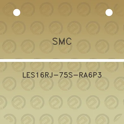 smc-les16rj-75s-ra6p3