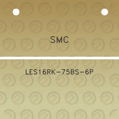 smc-les16rk-75bs-6p