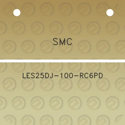 smc-les25dj-100-rc6pd