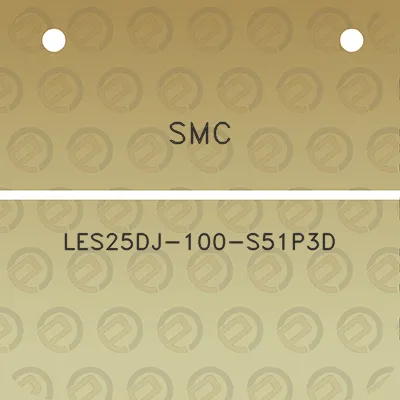 smc-les25dj-100-s51p3d