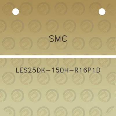 smc-les25dk-150h-r16p1d