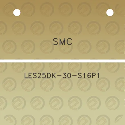 smc-les25dk-30-s16p1