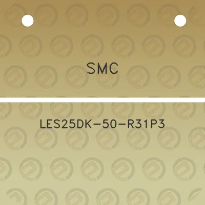 smc-les25dk-50-r31p3