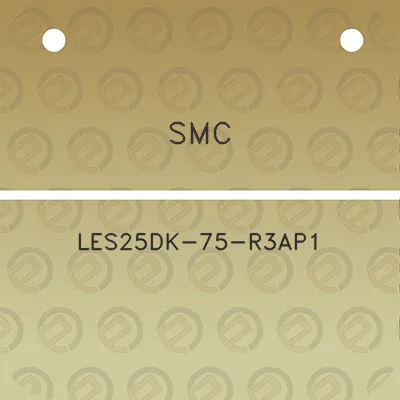 smc-les25dk-75-r3ap1