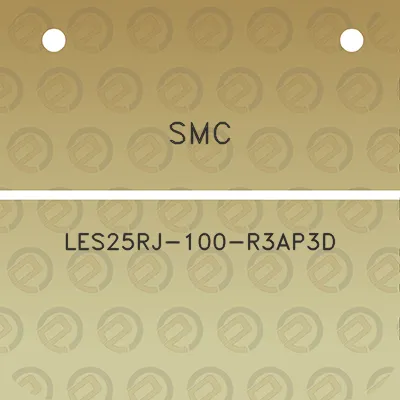 smc-les25rj-100-r3ap3d