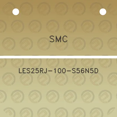 smc-les25rj-100-s56n5d