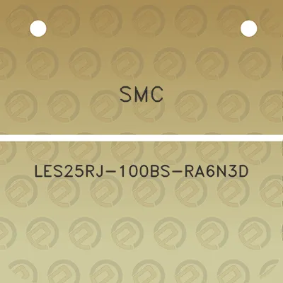 smc-les25rj-100bs-ra6n3d