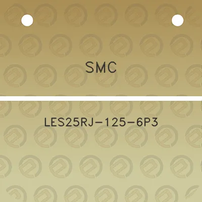 smc-les25rj-125-6p3