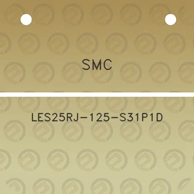 smc-les25rj-125-s31p1d