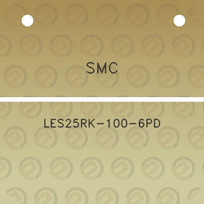 smc-les25rk-100-6pd