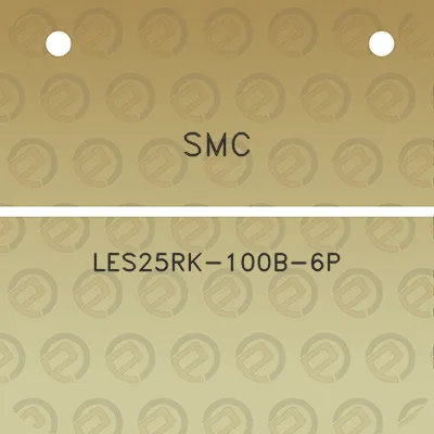 smc-les25rk-100b-6p