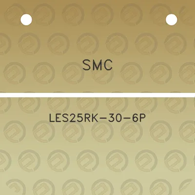 smc-les25rk-30-6p