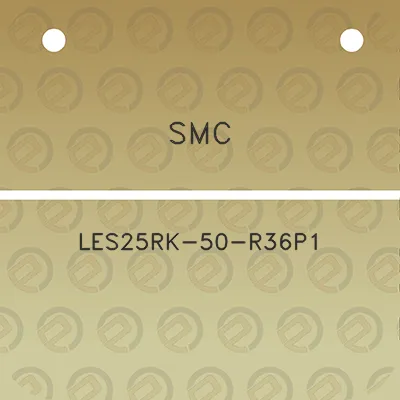 smc-les25rk-50-r36p1