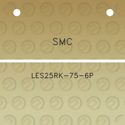 smc-les25rk-75-6p