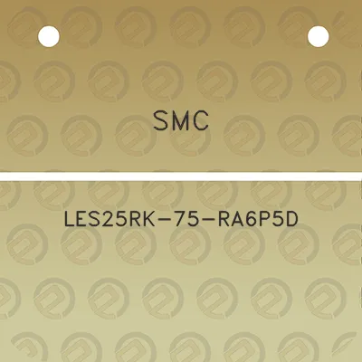 smc-les25rk-75-ra6p5d