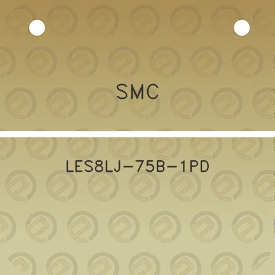 smc-les8lj-75b-1pd