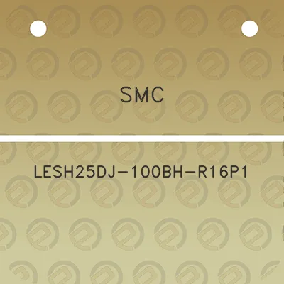 smc-lesh25dj-100bh-r16p1