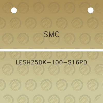 smc-lesh25dk-100-s16pd