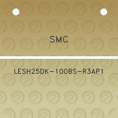 smc-lesh25dk-100bs-r3ap1