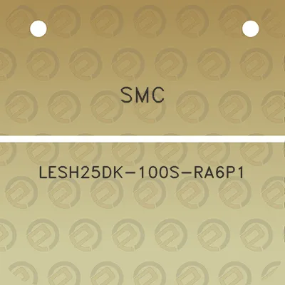 smc-lesh25dk-100s-ra6p1