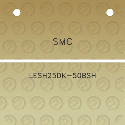 smc-lesh25dk-50bsh