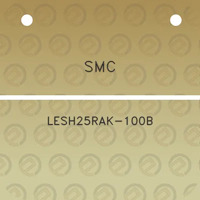 smc-lesh25rak-100b