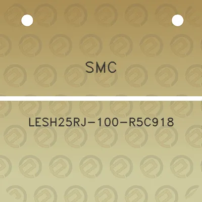 smc-lesh25rj-100-r5c918