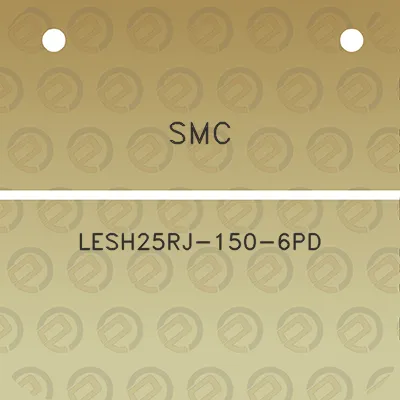 smc-lesh25rj-150-6pd