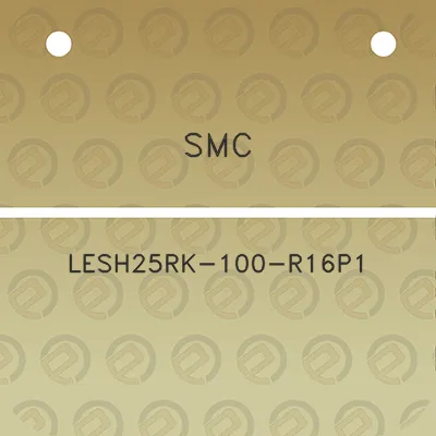 smc-lesh25rk-100-r16p1