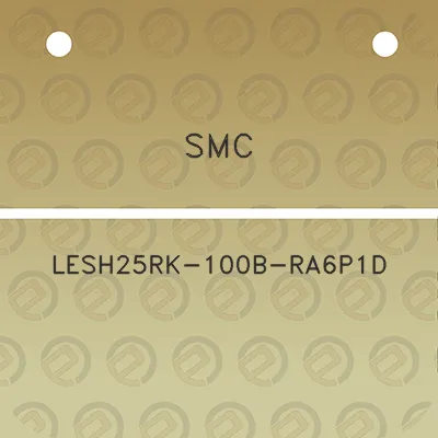 smc-lesh25rk-100b-ra6p1d