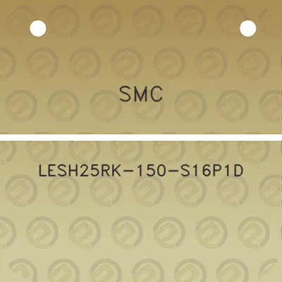 smc-lesh25rk-150-s16p1d