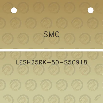 smc-lesh25rk-50-s5c918