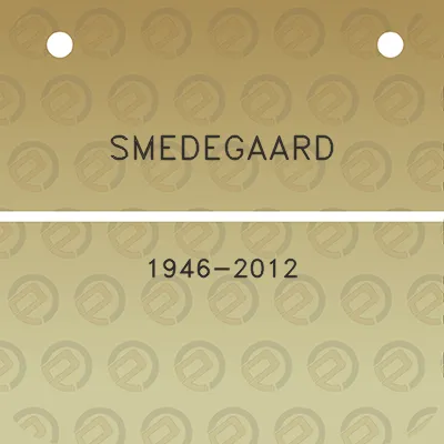 smedegaard-1946-2012