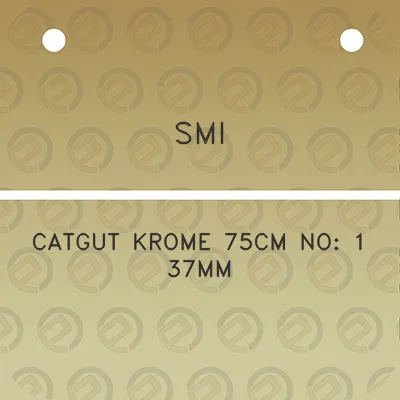 smi-catgut-krome-75cm-no-1-37mm