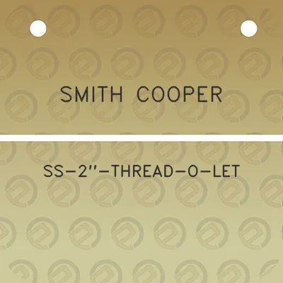 smith-cooper-ss-2-thread-o-let