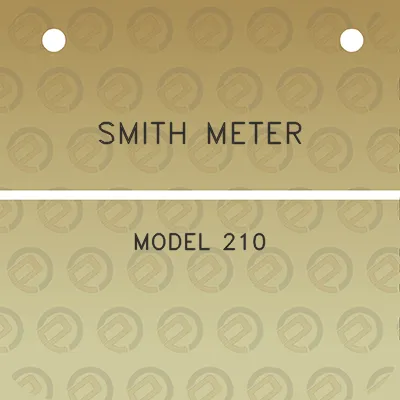 smith-meter-model-210