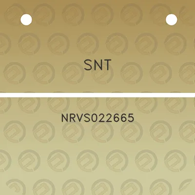 snt-nrvs022665