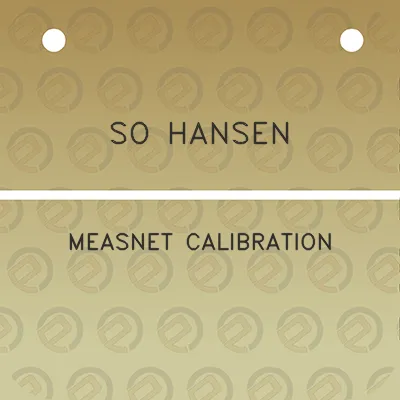 so-hansen-measnet-calibration