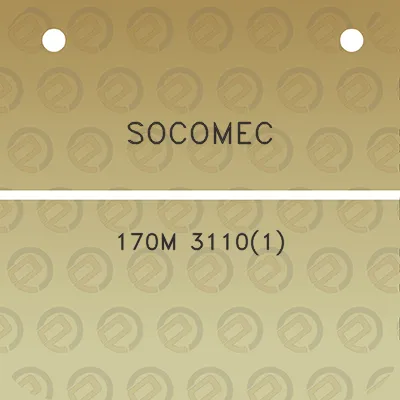 socomec-170m-31101