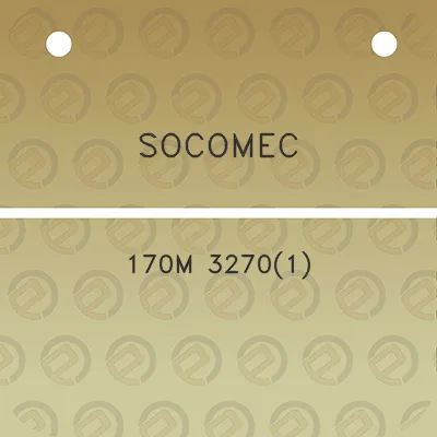 socomec-170m-32701